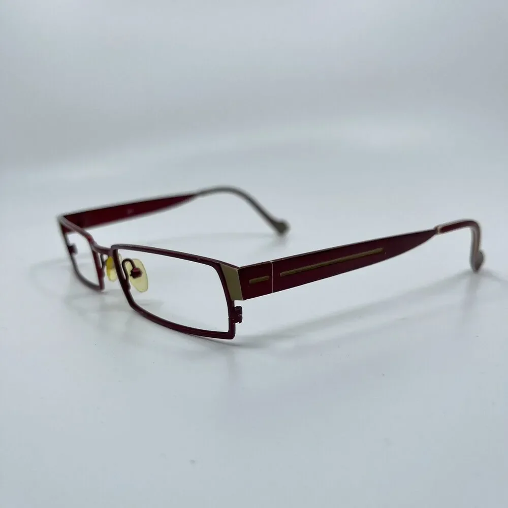 OGI Evolution Eyeglasses Frames‎ Red Japan Mod.3056 50-19-135 H6792